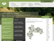 Tablet Screenshot of landsby-rebild.dk